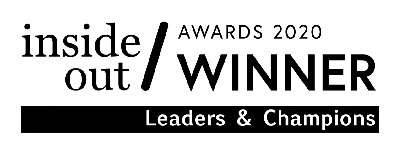 Inside Out Awards 2020 Logo Winners logo for Leaders & Champions category