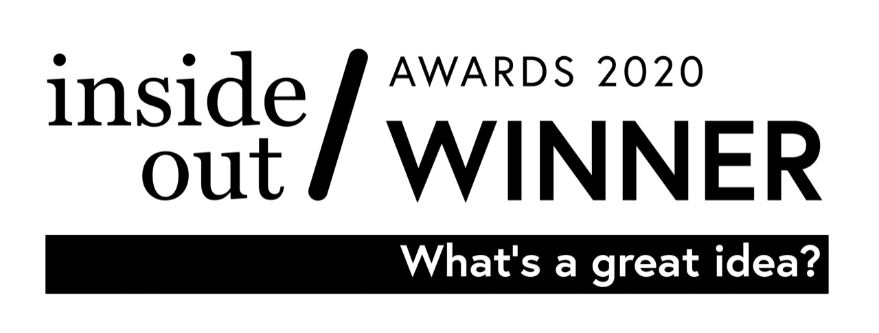 Inside Out Awards 2020 Winners logo for What's a great idea category